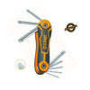 Set de Llaves Torx Llavero 8 Piezas T9-T40 INGCO